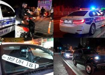 Xırdalanda səs-küy yaradan 12 nəfər saxlanıldı – VİDEO