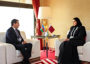 Hikmət Hacıyev Qətərin dövlət naziri ilə görüşdü