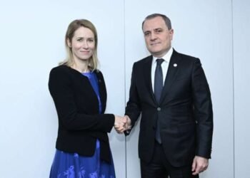 Ceyhun Bayramov Kaya Kallas ilə görüşdü