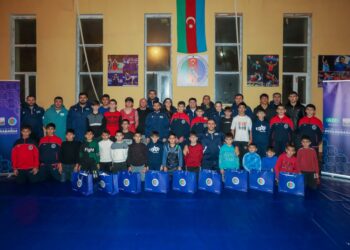 AGF nümayəndələri Füzuli güləş zalında olub