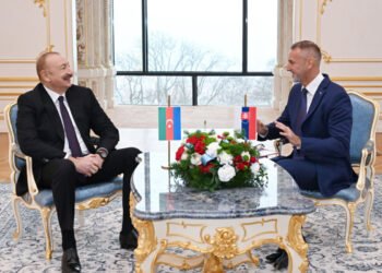 Prezident Slovakiya Milli Şurasının sədri ilə görüşdü – Fotolar