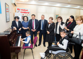 Əlilliyi olan uşaqlar üçün sosial xidmət müəssisəsinə infotur təşkil olunub