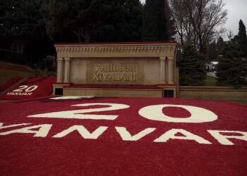 20 Yanvar şəhidlərinin xatirəsi yad edildi