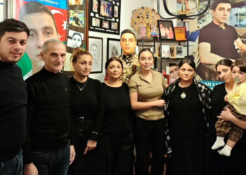 Leyla Əliyeva şəhid ailəsini ziyarət etdi – FOTOLAR