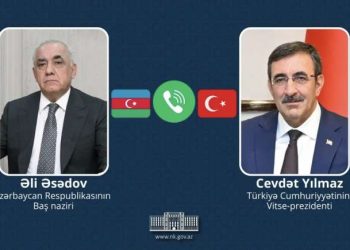 Əli Əsədov Cevdet Yılmazla danışdı