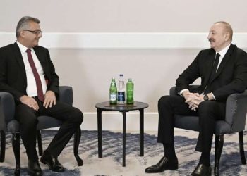 İlham Əliyev Tufan Erhürmanla görüşdü