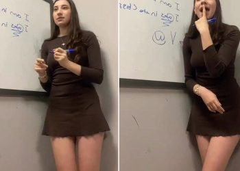 Müəllimin geyimi müzakirə mövzusu oldu