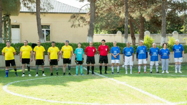 Ahıllarla əlilliyi olan şəxslər arasında futbol yarışı keçirildi