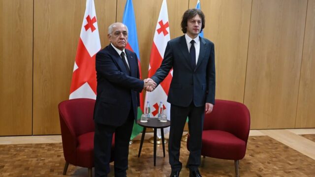 Əli Əsədov gürcüstanlı həmkarı ilə təkbətək görüşdü