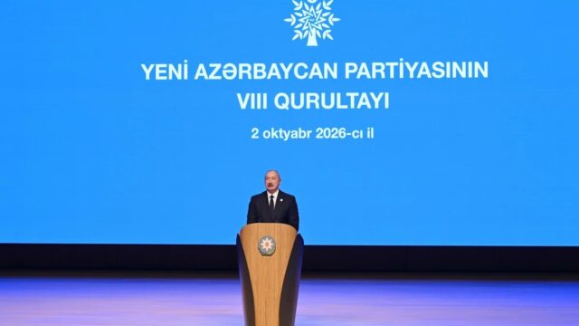 YAP-ın VIII Qurultayı keçirilir, İlham Əliyev çıxış edir
