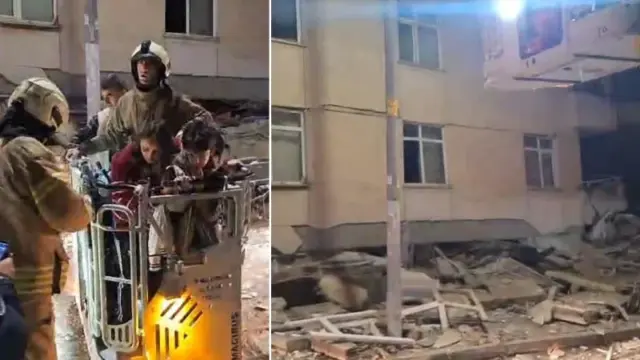 İstanbulda dəhşət: altımərtəbəli yaşayış binası çökdü – Dağıntılar altında qalanlar var