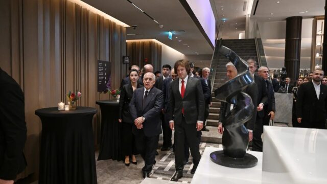 Əli Əsədov Gürcüstanda hotel açılışında – Foto