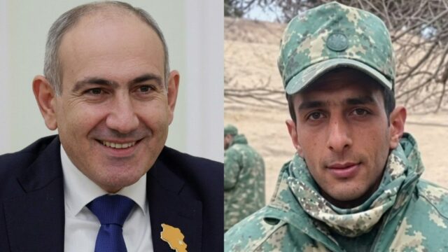 Paşinyan saxlanılan əsgərdən danışdı: Bakı heç bir tələb irəli sürmür