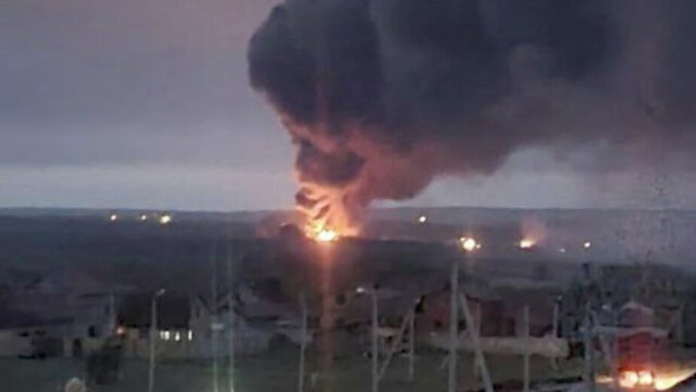 Çox qorxuludur: Rusiyanın bu şəhərinin sakinləri dəhşətli partlayış səslərinə oyandılar